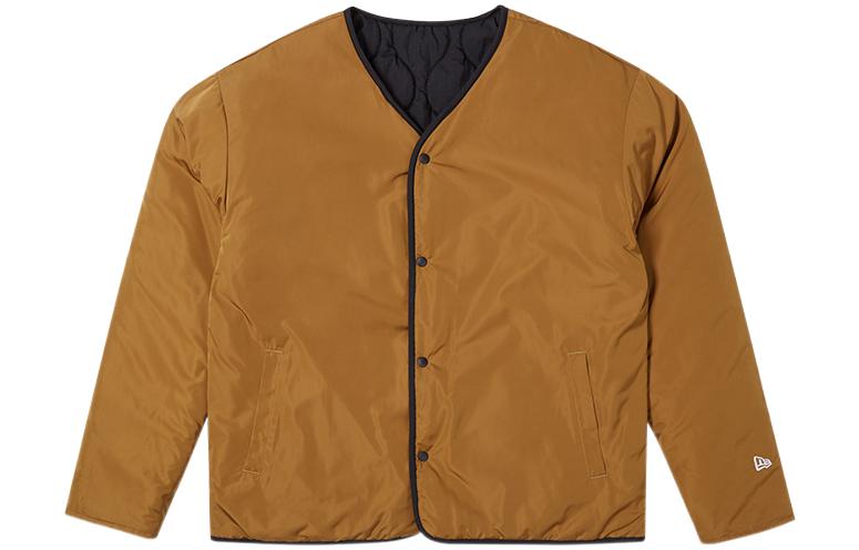 

New Era Беспалый свободный утепленный пуховик унисекс рыжевато-коричневый, Tawny