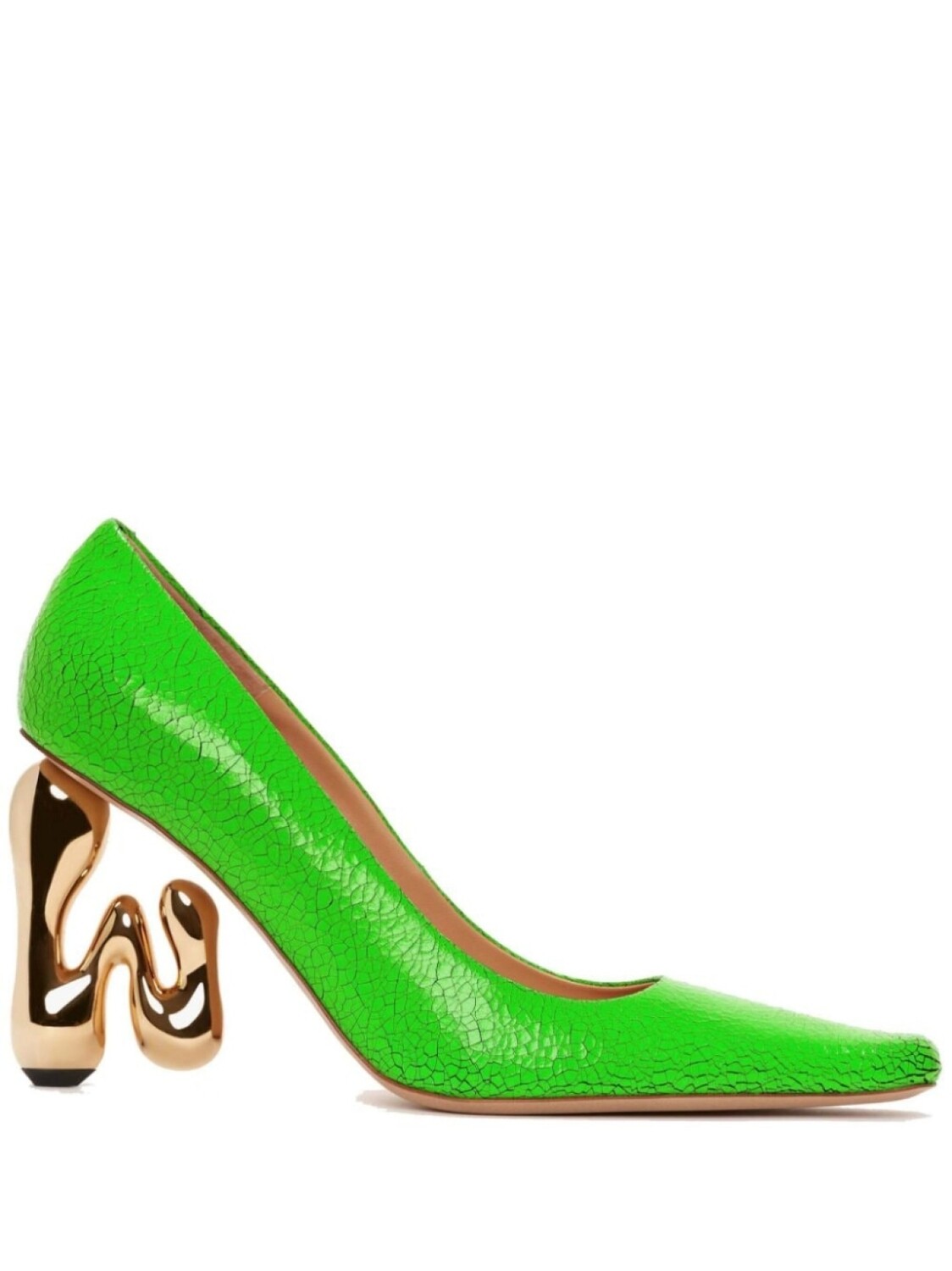 

JW Anderson туфли JW на скульптурном каблуке, зеленый