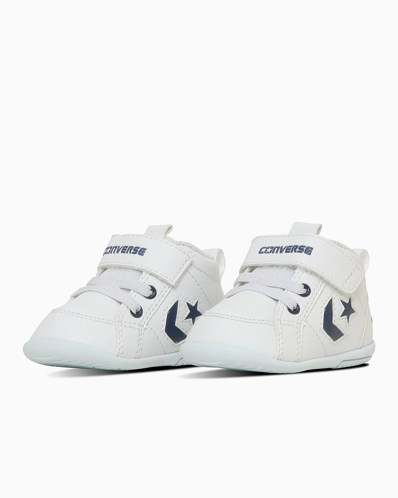 Кроссовки Мини-звезда Converse, White/Navy — фото 2