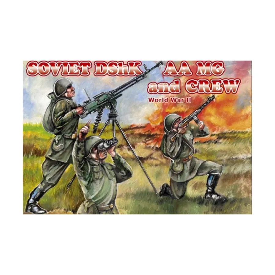 

Советский пулемет ДШК АА с расчетом, Military Miniatures - World War II (1:72) (Haron Miniatures)