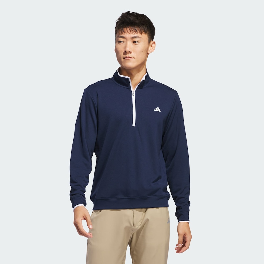 Спортивная толстовка ADIDAS GOLF Lightweight Half-Zip, темно-синий — фото 2