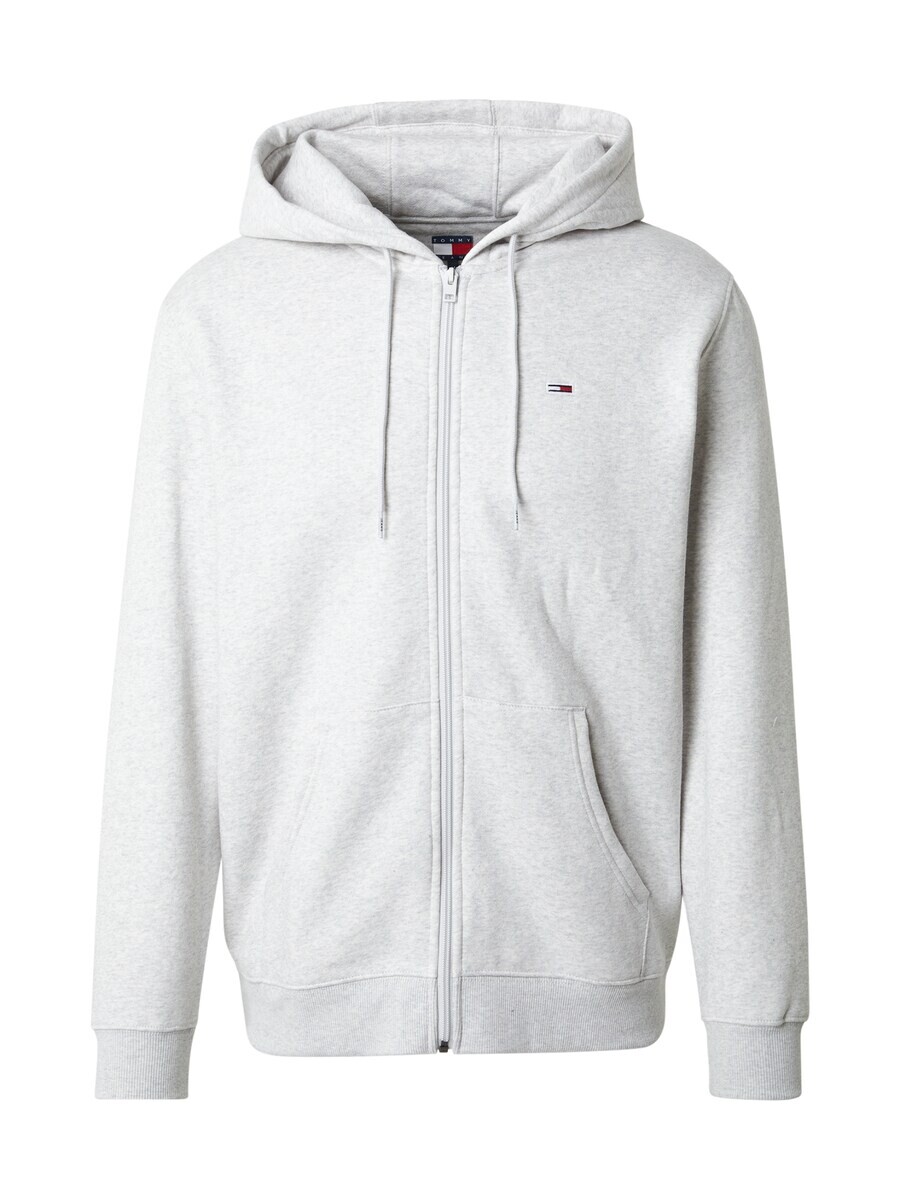 

Толстовка с капюшоном на молнии Tommy Jeans Zip-Up Hoodie, светло-серый