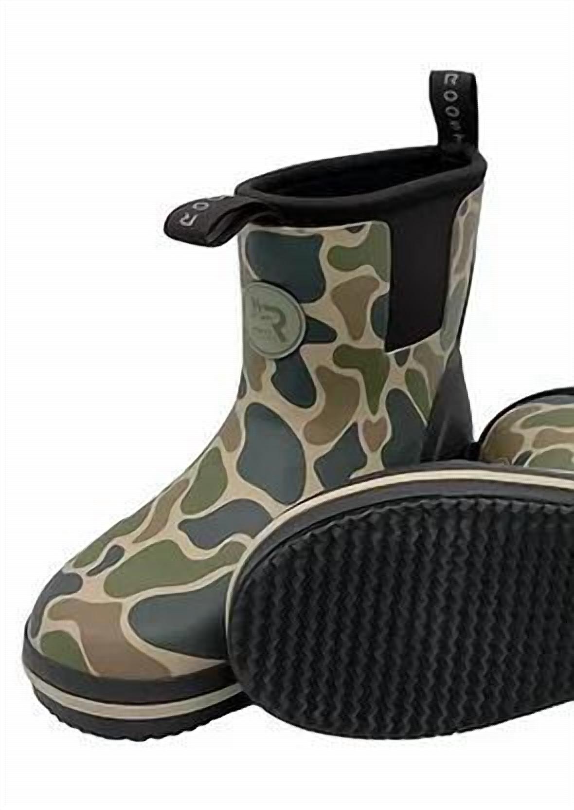 Унисекс резиновые сапоги Roost в камуфляжном принте Fieldstone, Camo — фото 2