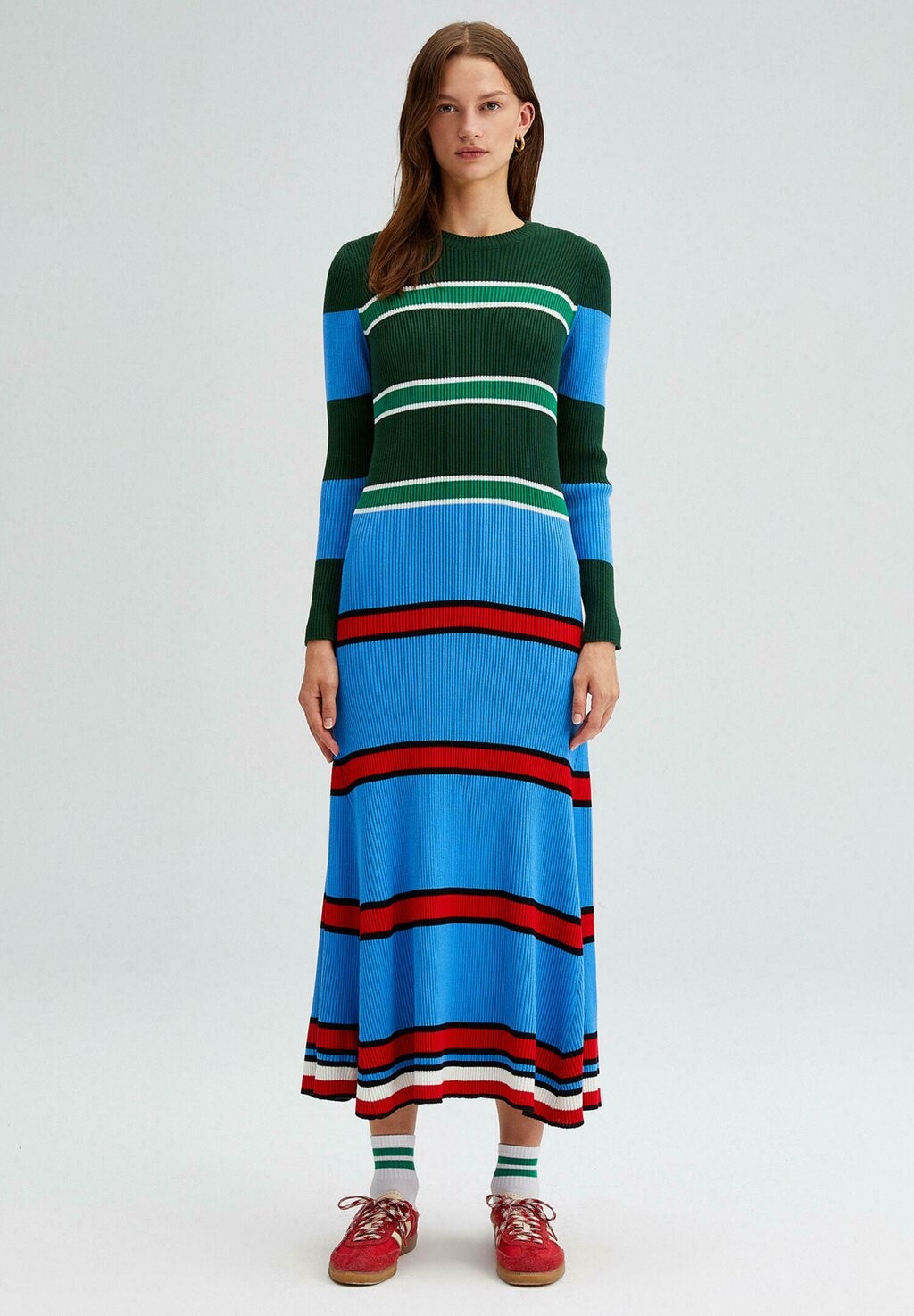 

Платье-джемпер MULTICOLORED STRIPED Touché Privé, мультиколор