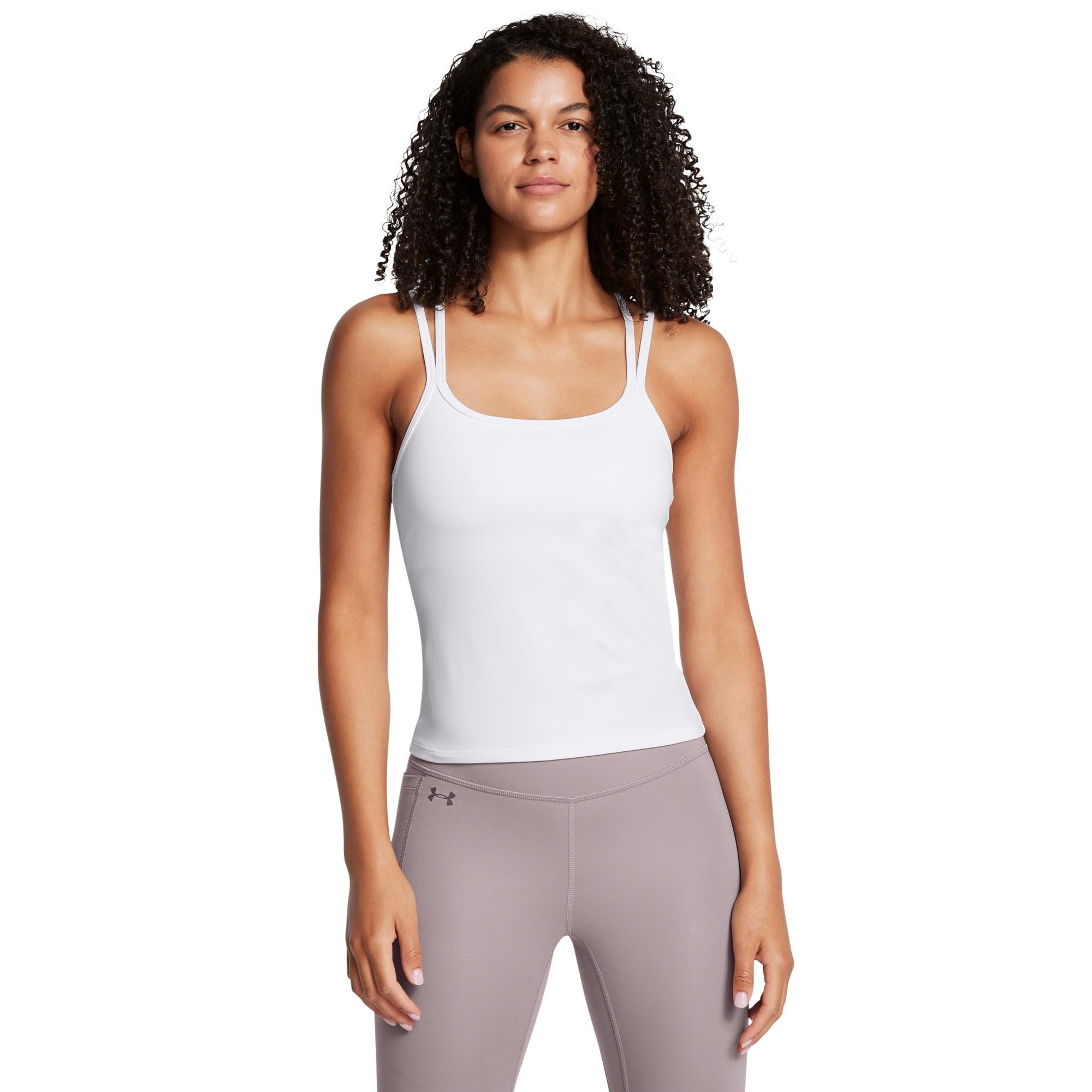 

Топ Under Armour Motion Strappy Tank Top, цвет White/Halo Gray