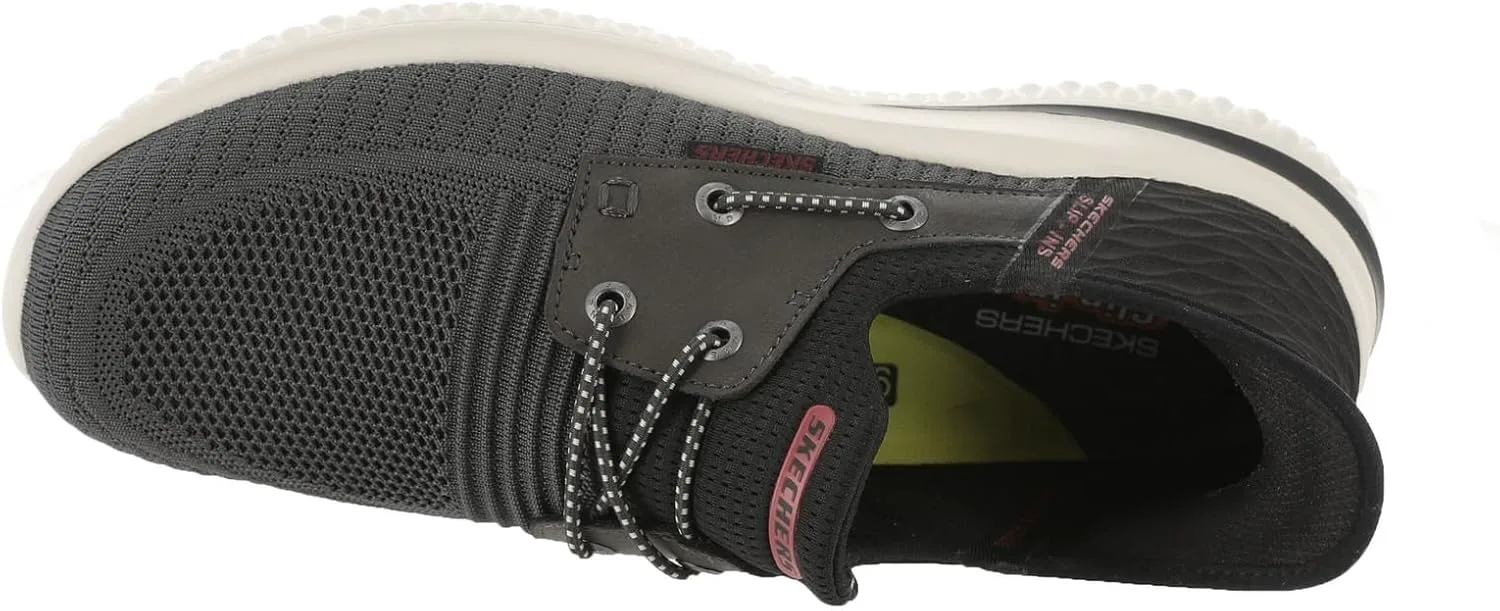 Мужские кроссовки Skechers Streetwear Delson 3.0 - Roth с низким профилем и шнурками-бинджи — фото 3