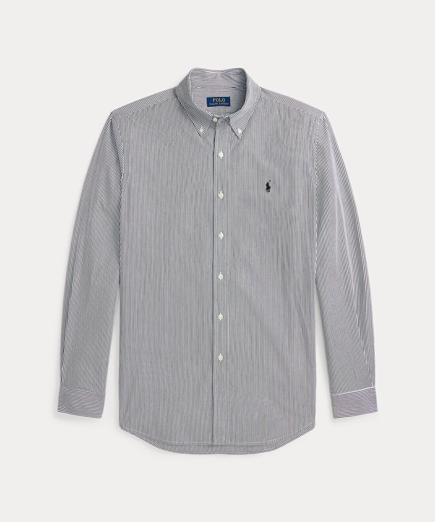 Классическая рубашка из эластичного поплина Polo Ralph Lauren, 001 Black
