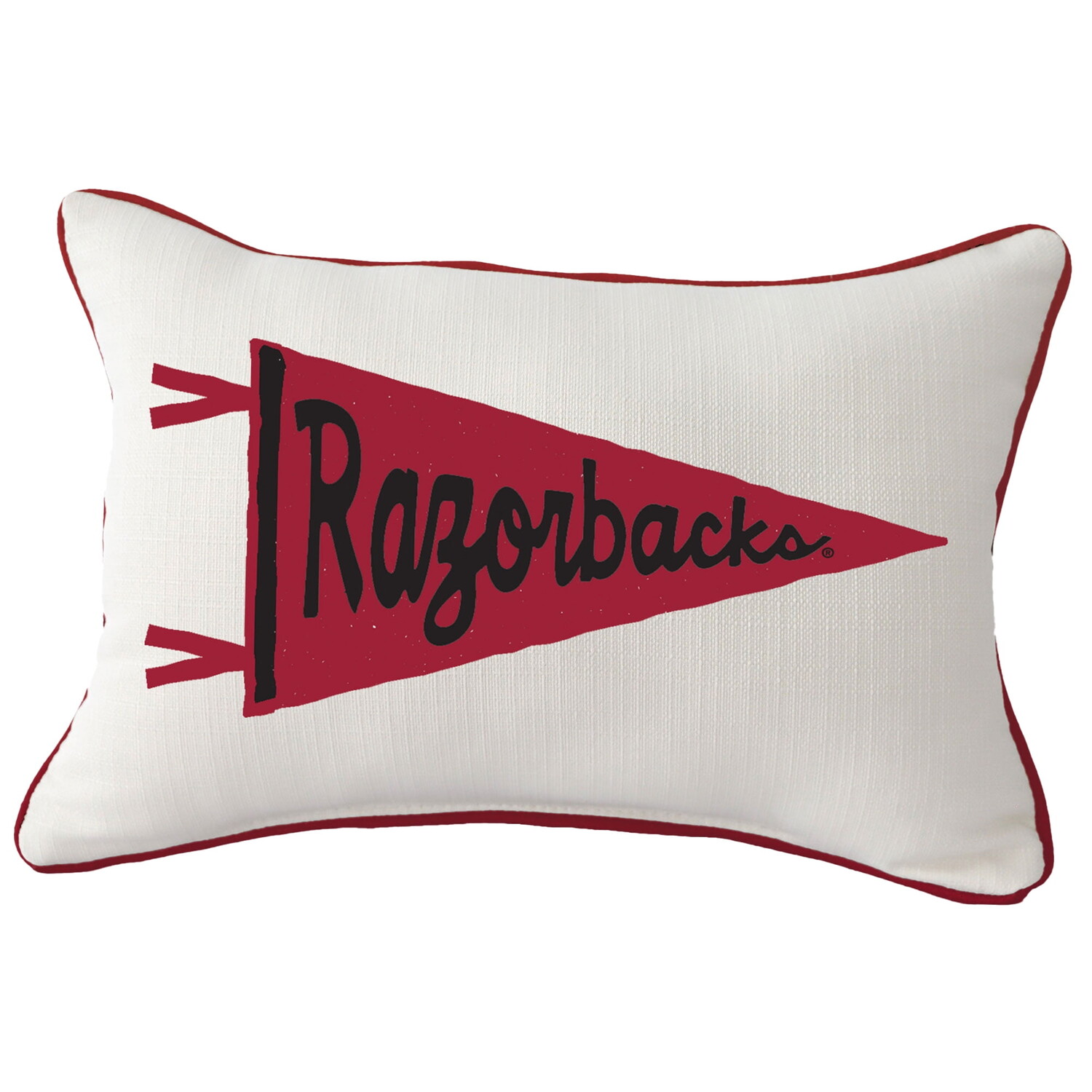 

Подушка прямоугольная с окантовкой Arkansas Razorbacks Pennant Little Birdie