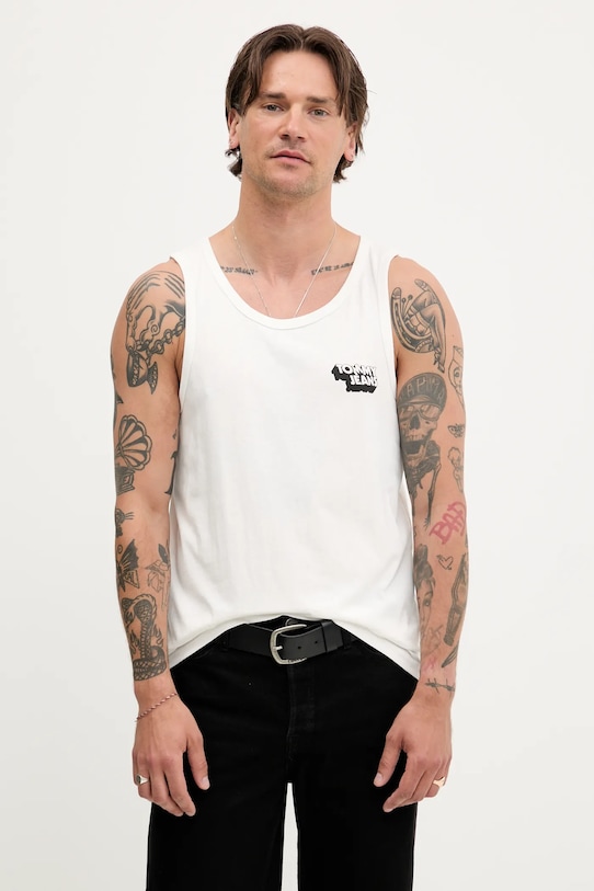 

Хлопковая майка Tommy Jeans, белый