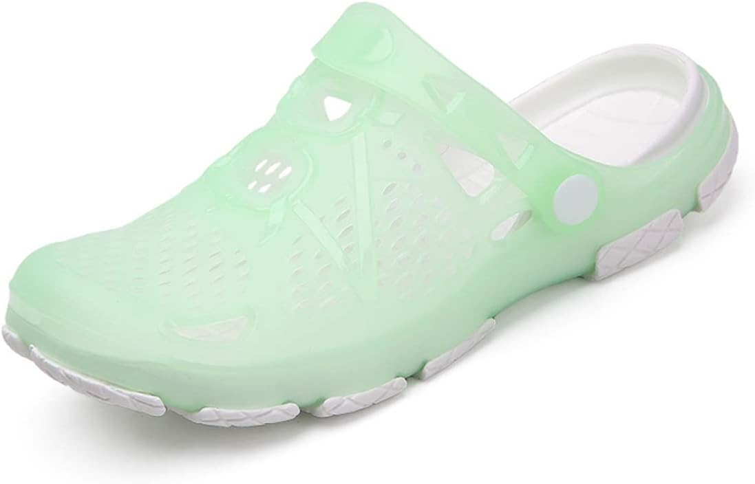 

Мужские и женские садовые сандалии HYDLONGR, удобные, нескользящие, быстро сохнущие пляжные тапочки, дышащие сабо, зеленый