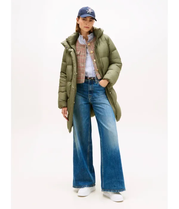 Пуховое пальто Tommy Hilfiger, оливково-зеленый — фото 2
