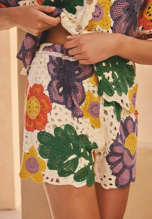Шорты стандартного кроя Next, Multi Bright Floral — фото 3