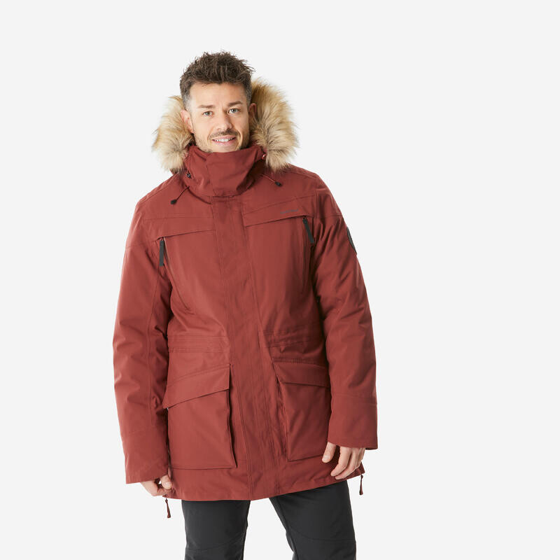 

Мужская куртка Quechua, цвет terracotta brown/negro ahumado