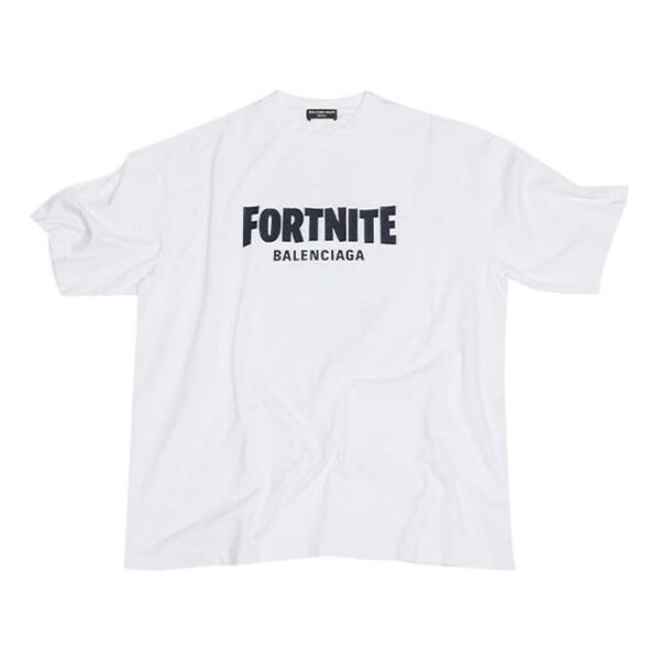

Футболка x fortnite t-shirt medium fit 'white' Balenciaga, белый