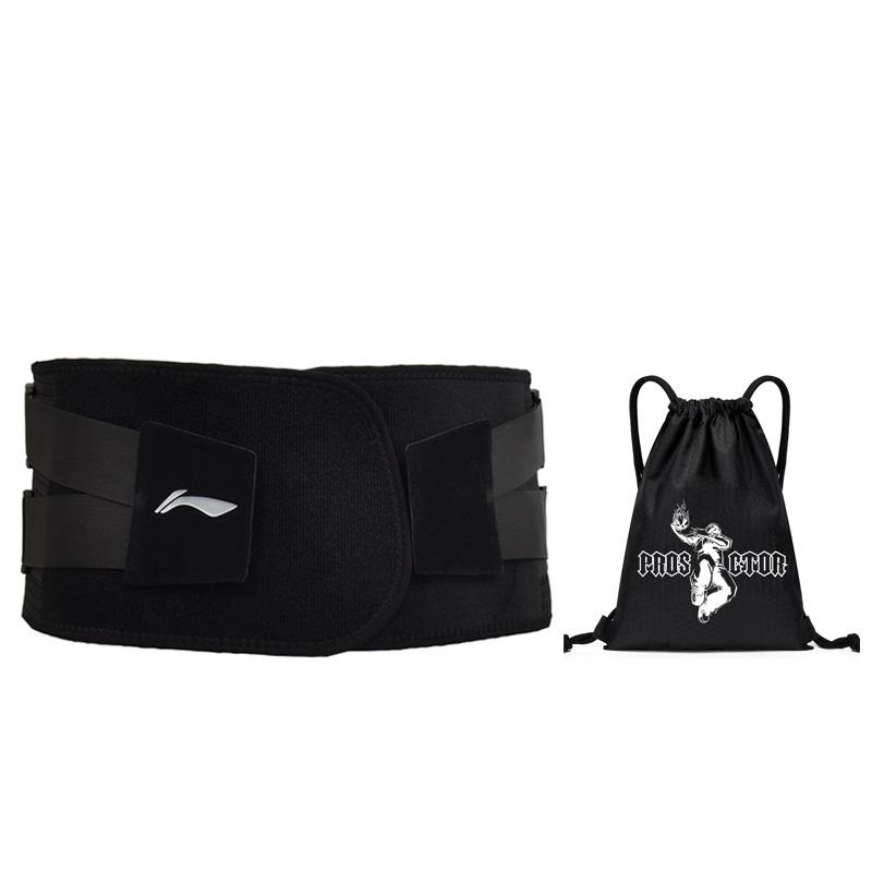 

Бандаж для спины polyester, nylon фитнес, бег взрослые защитный LINING, черный