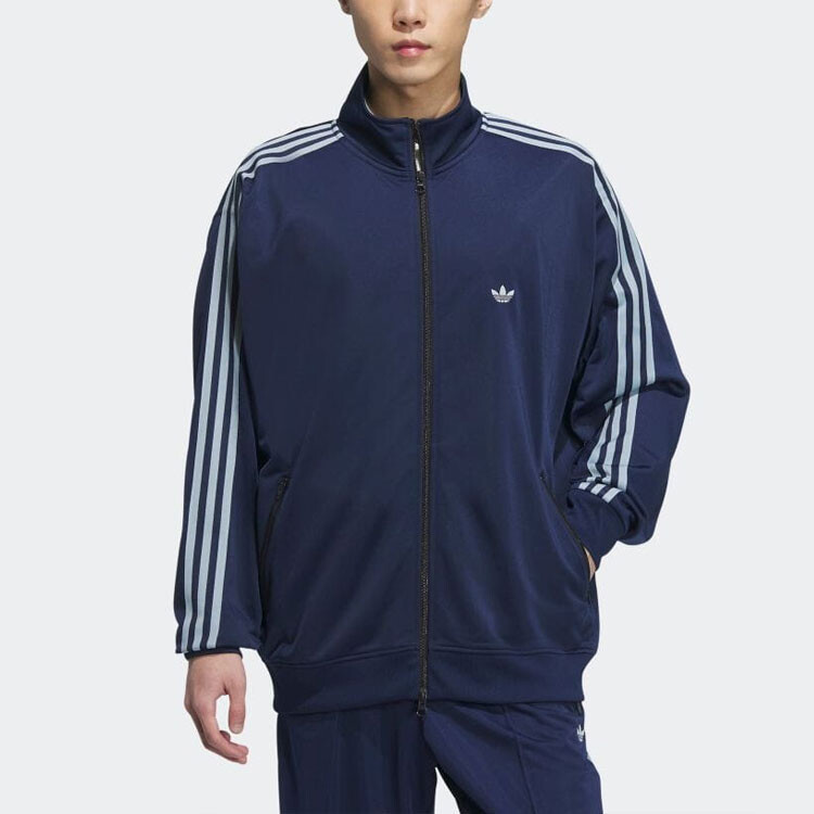 Спортивная куртка Adidas Track jacket (gender neutral), темно-синий/голубой — фото 2