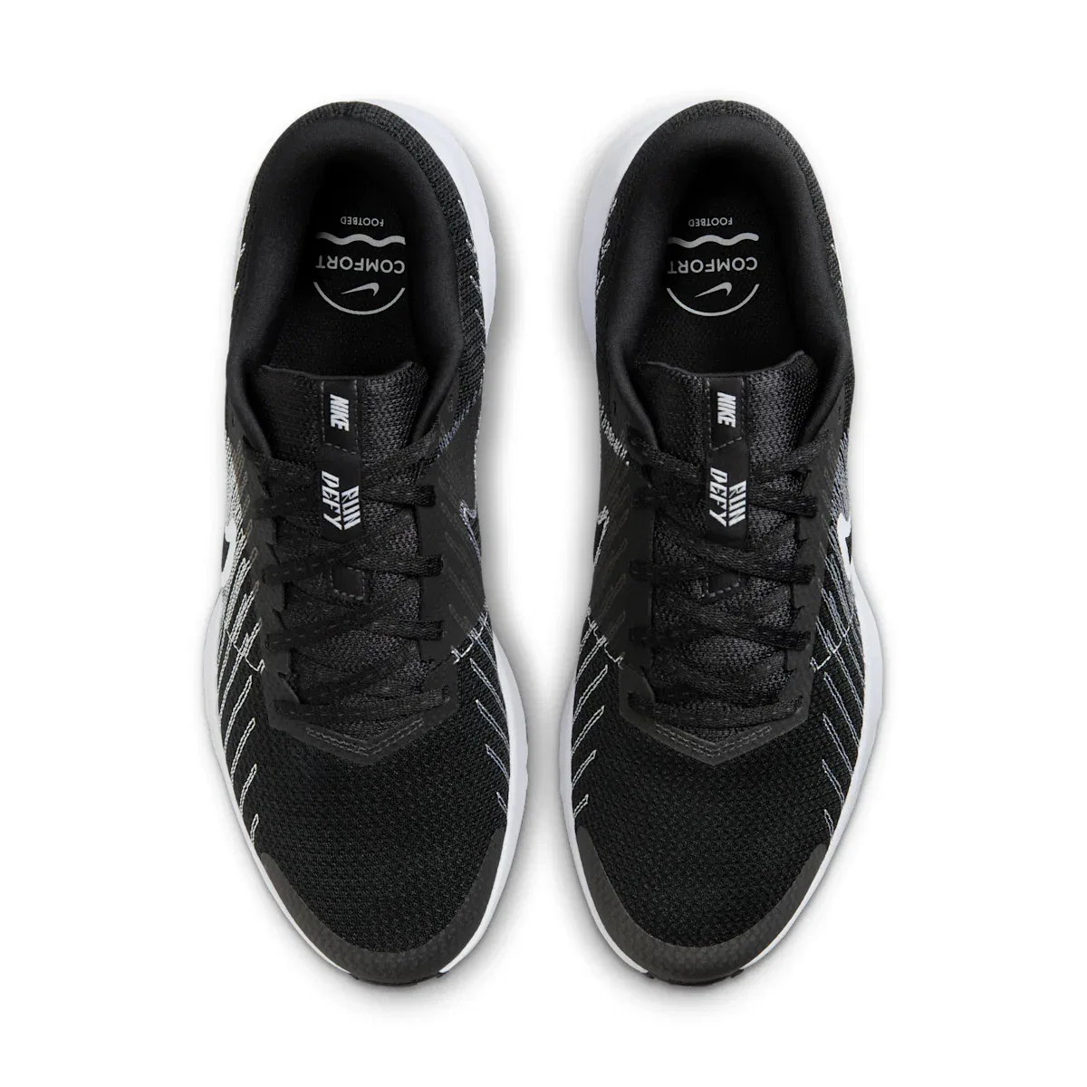 Мужские кроссовки для бега по шоссе Run Defy Nike, черный — фото 4