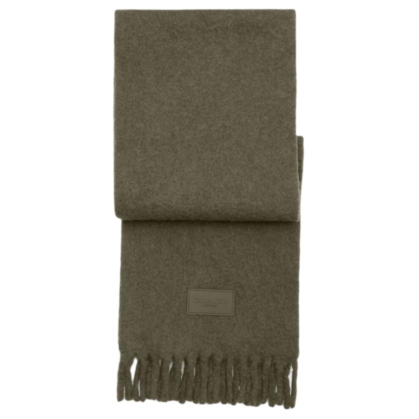 

Шарфы из альпаки вязаные унисекс COACH, оливковый зеленый