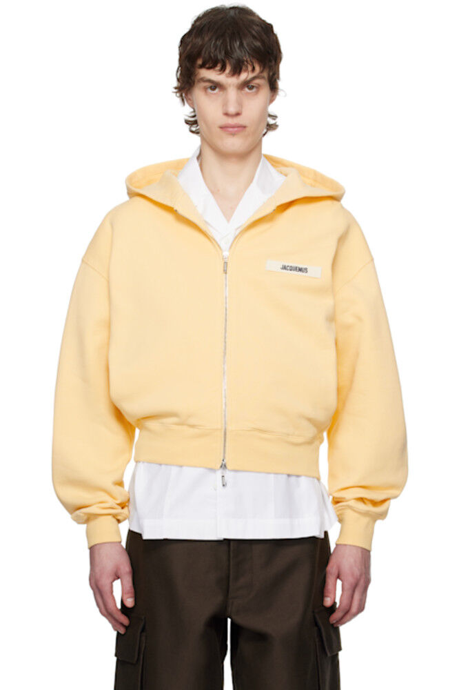 

Толстовка с капюшоном La Casa 'The Gros Grain zipped' желтого цвета JACQUEMUS