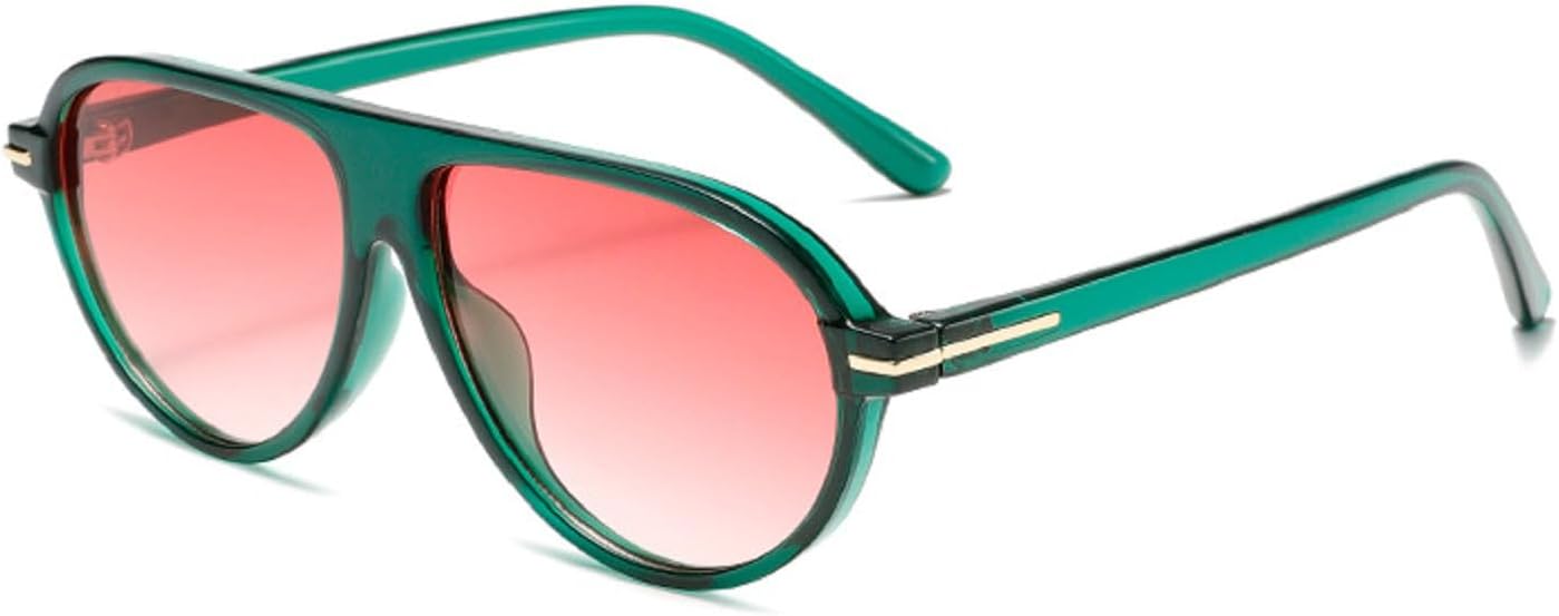 

Ретро уникальные панк-солнцезащитные очки-пилот для женщин, модные прозрачные градиентные линзы, защита от УФ-излучения UV400, мужские панк-солнцезащитные очки оранжевого цвета Melrose, Green Red