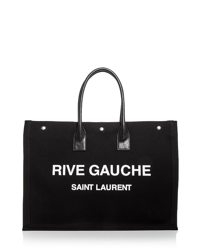 

Сумка-тоут Rive Gauche из льняной парусины Saint Laurent