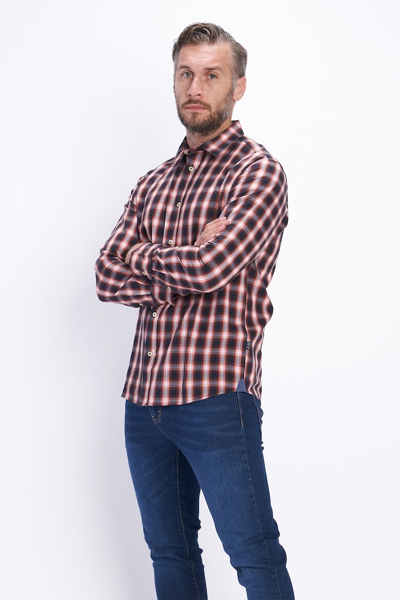 

Рубашка в хлопковую клетку Lee Cooper, красный