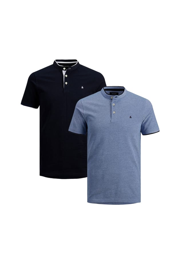 

Рубашка поло 2 шт. paulos mao Jack & Jones, мультиколор