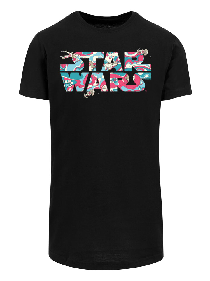 

Футболка F4NT4STIC Star Wars Wavy Ship Logo, черный