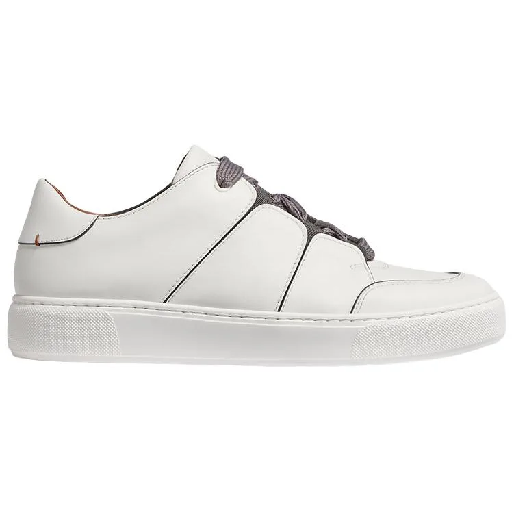 Ermenegildo Zegna Кроссовки Tiziano Skateboard мужские низкие белые — фото 3