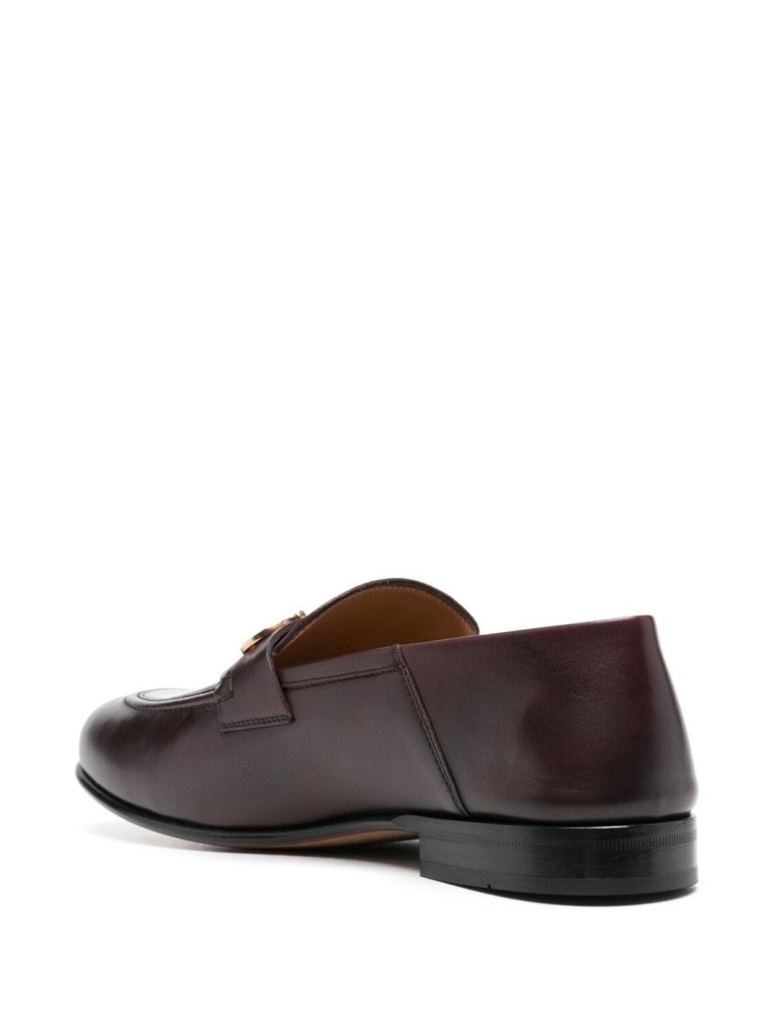 Ferragamo лоферы Ottone с пряжкой Gancini, фиолетовый — фото 3