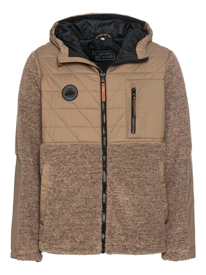 

Флисовая куртка Camel Active im Materialmix, коричневый