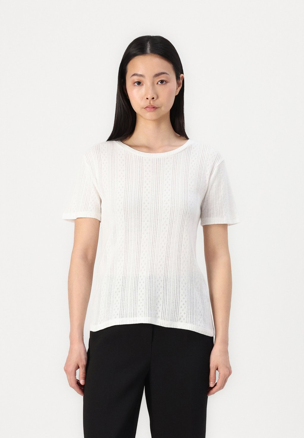 

Футболка с принтом VMLISA POINTELLE JRS NOOS Vero Moda, белый