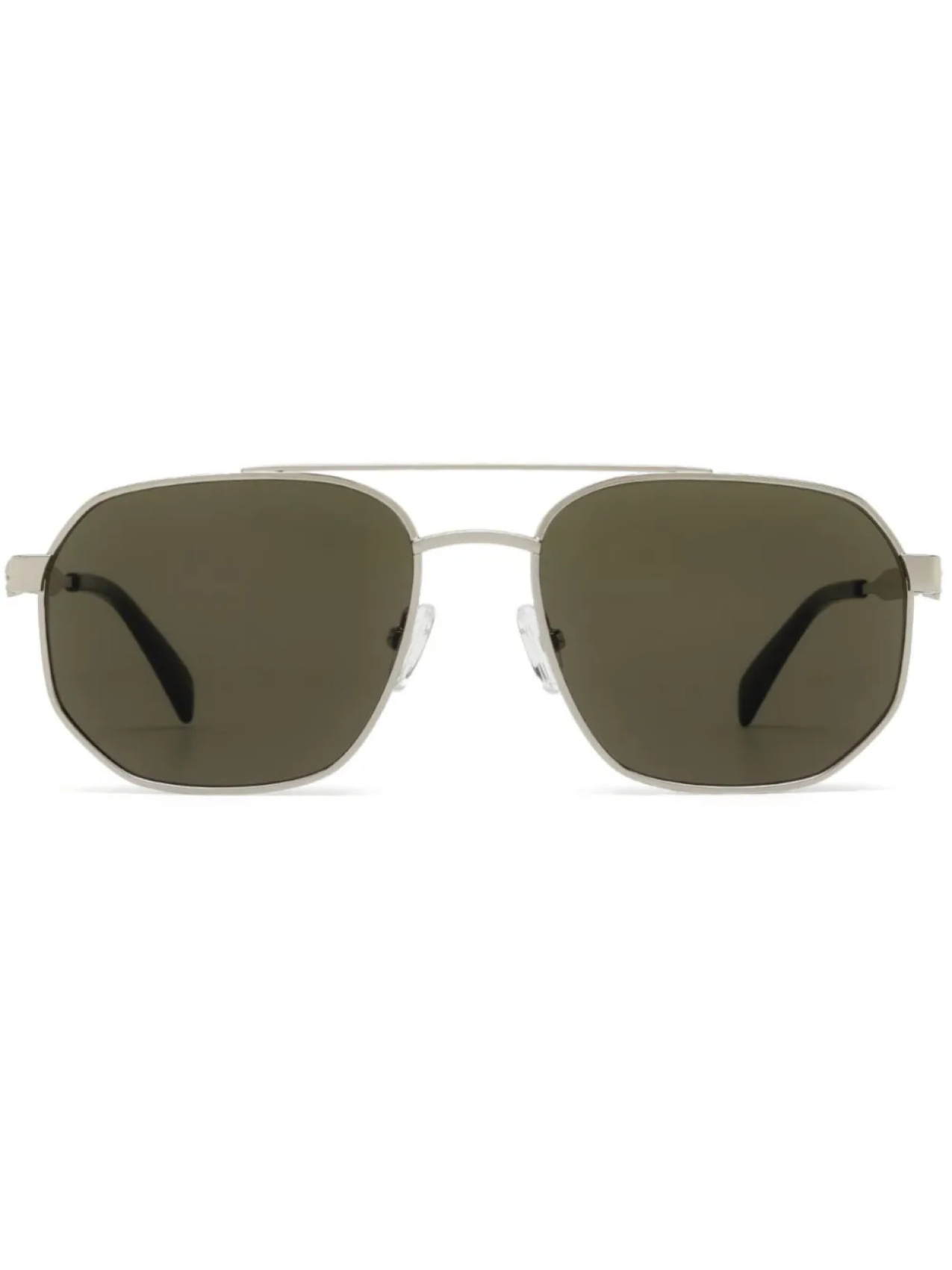 

Alexander McQueen Eyewear солнцезащитные очки AM0458S, серебряный