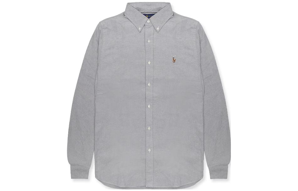 

Поло Поло Пони Хлопковая Рубашка Ralph Lauren, Серый