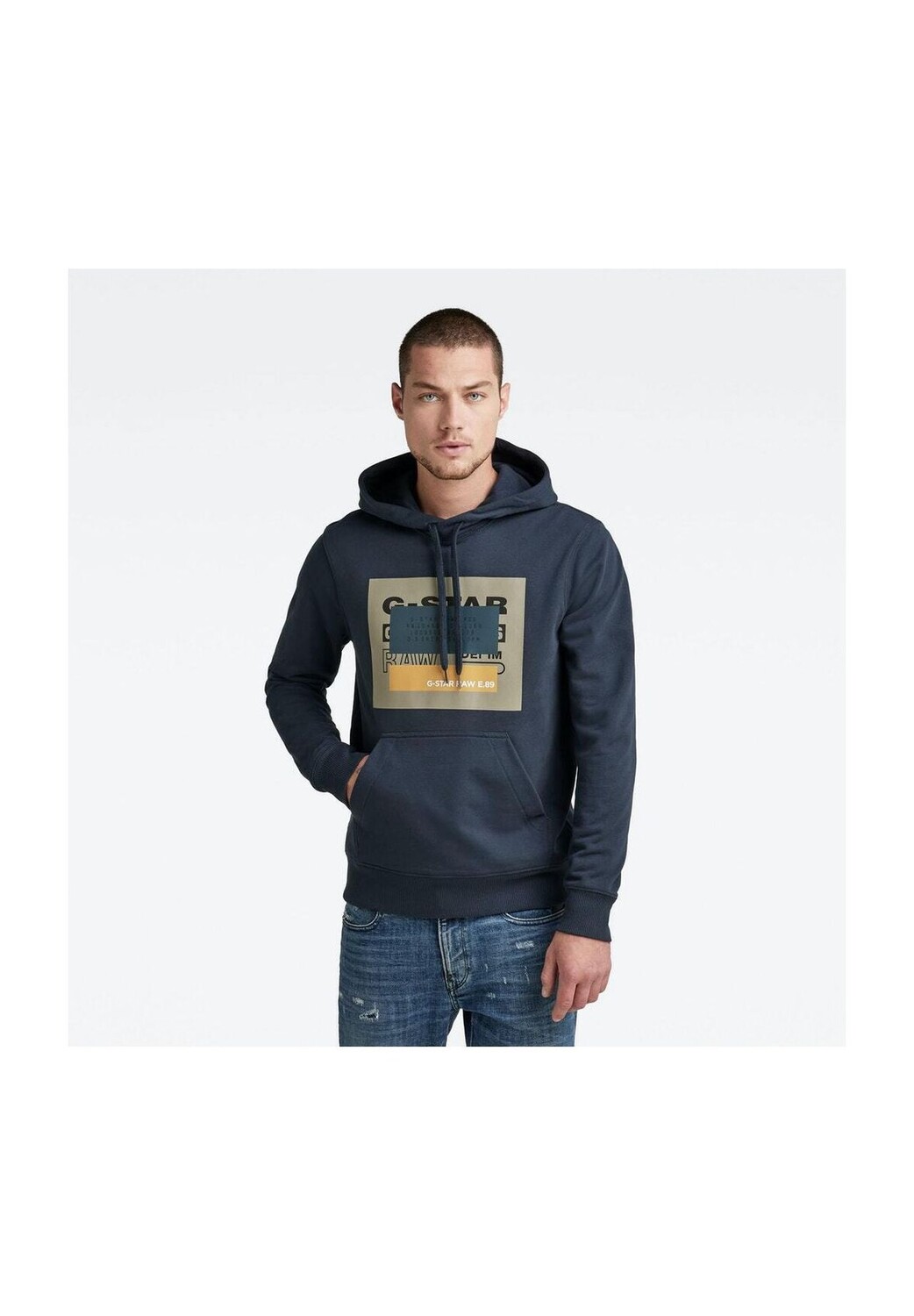 

Толстовка G-STAR RAW, цвет Patriot Blue