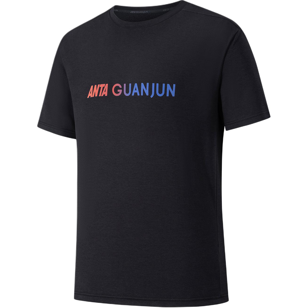 

ANTA Футболка мужская Black Crew Neck Moderate Straight Fit, Черный, ANTA Футболка мужская Black Crew Neck Moderate Straight Fit