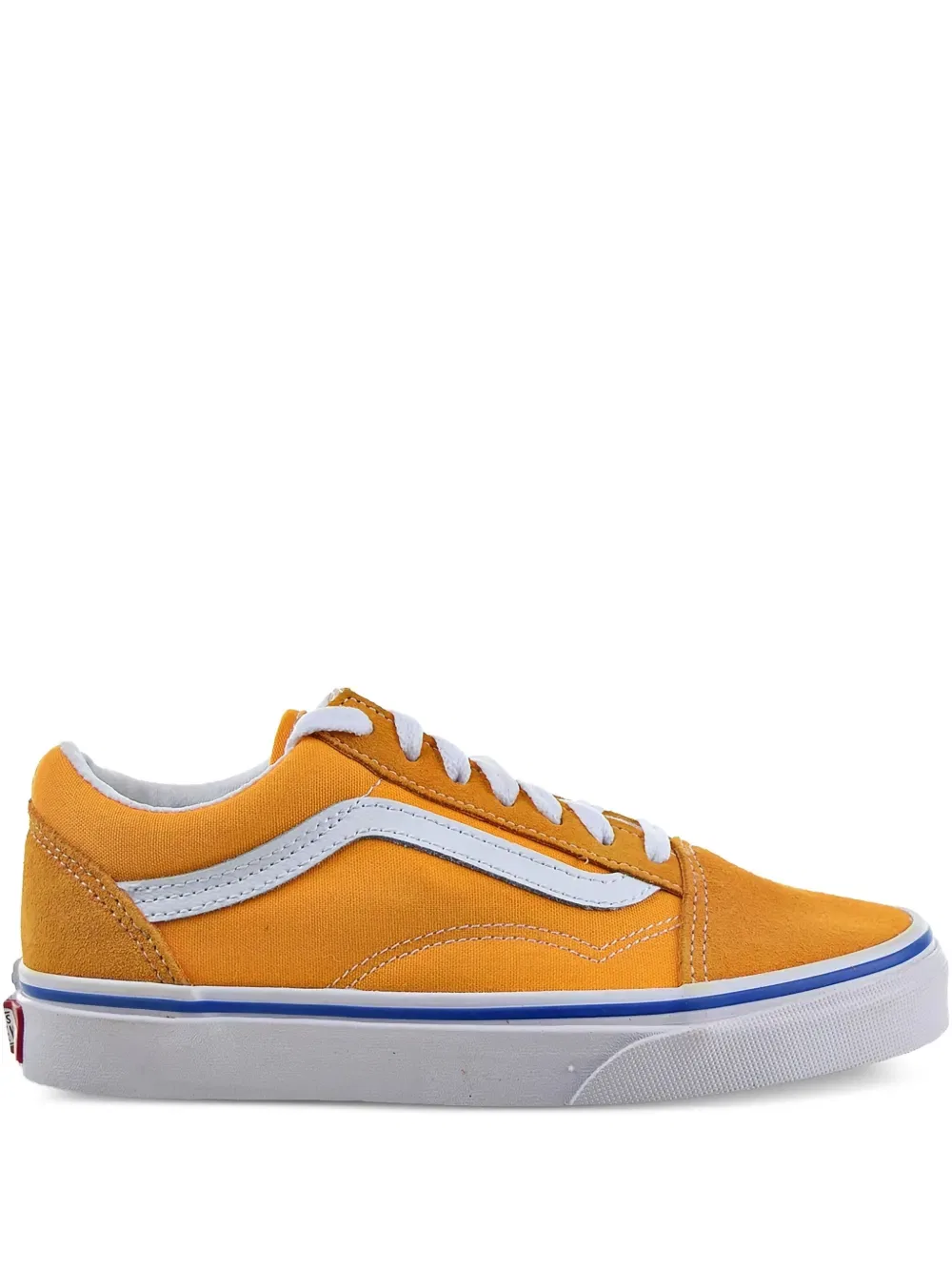 Кроссовки в стиле олдскул с замшевыми вставками Vans, желтый
