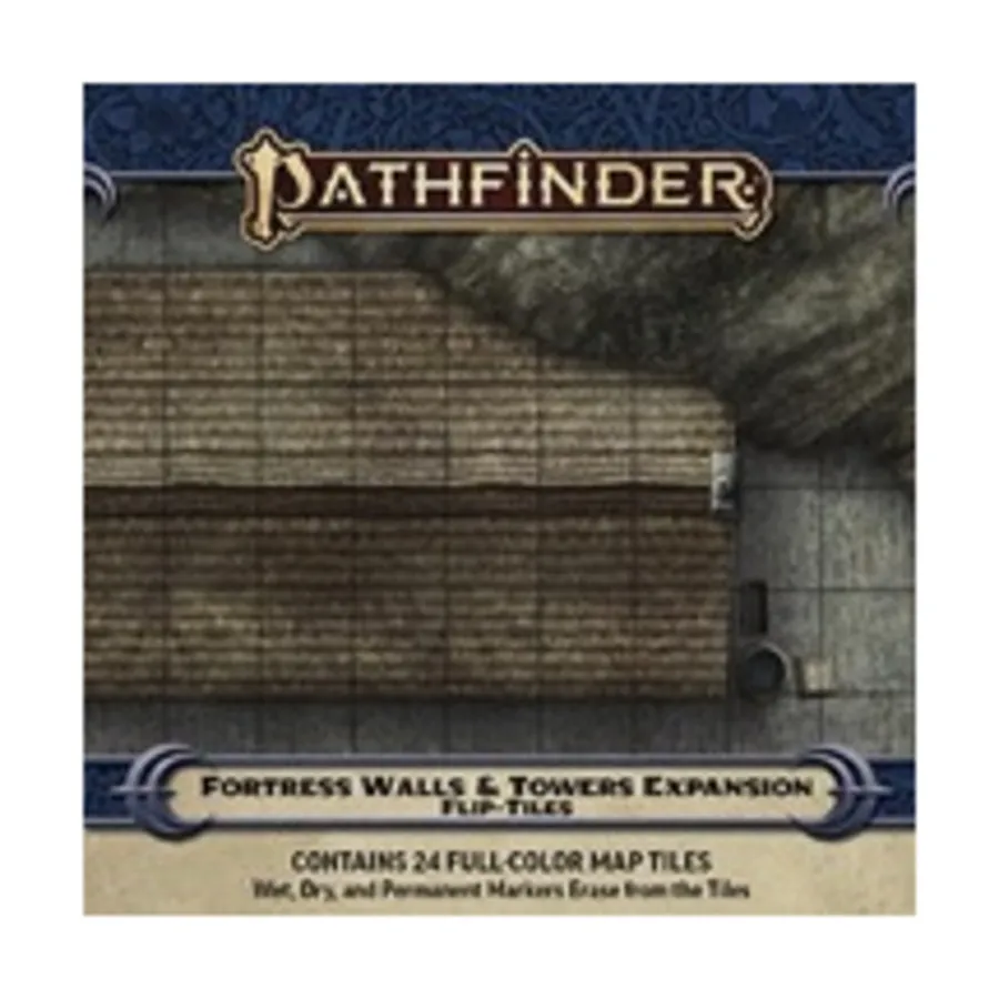 

Переворачивающиеся плитки — крепостные стены и расширение башни, Pathfinder Roleplaying Game (2nd Edition) - Flip-Mats & Flip-Tiles