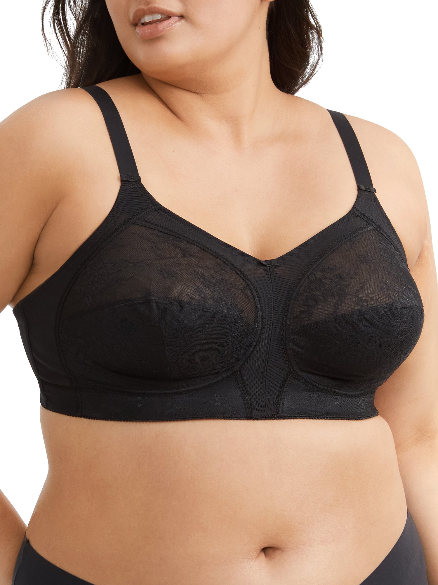 

Бюстгальтер Goddess Women's Verity Lace Full Coverage без косточек, черный