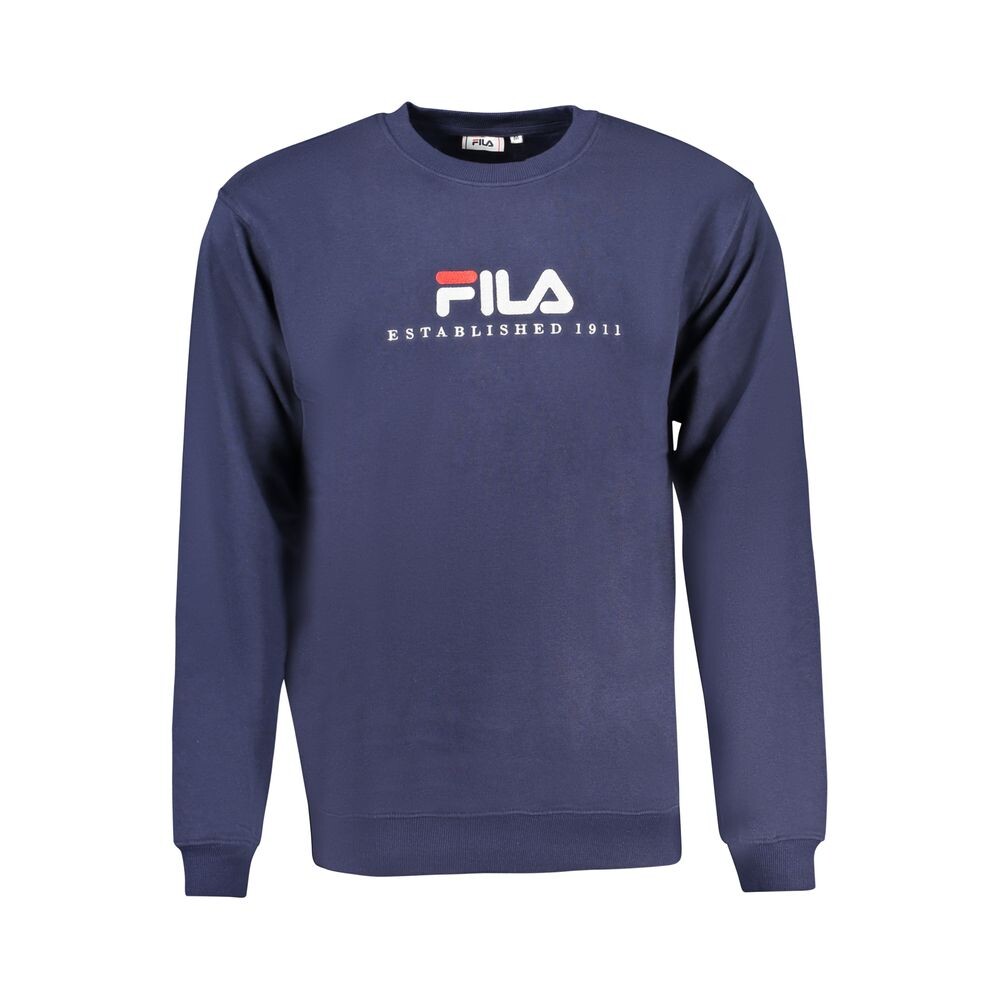 

Синий хлопковый свитер Fila