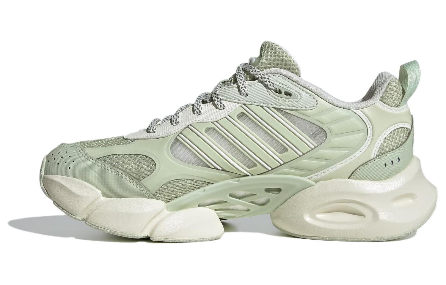 

Кроссовки женские Climacool Vento с низким верхом серо-зеленые/белые Adidas