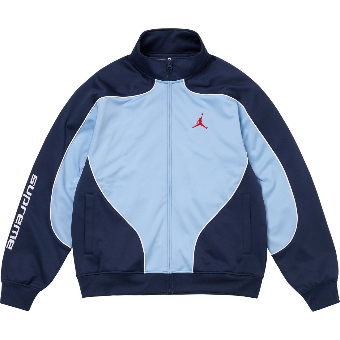 Куртка Jordan Tricot Track Supreme, Светло-голубая/Светло-голубая — фото 3
