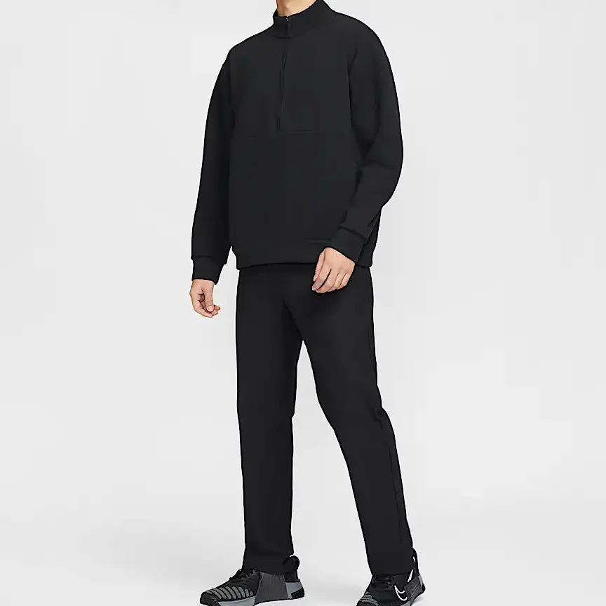 Nike Dri Fit повседневные брюки мужские Black/Black/Dark Smoke Gray — фото 4