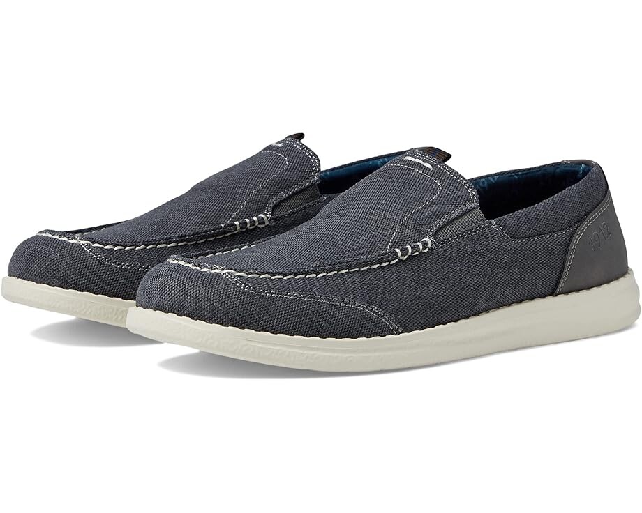 

Лоферы Nunn Bush Brewski Canvas Moccasin Toe Venetian Slip-On, цвет Gunmetal