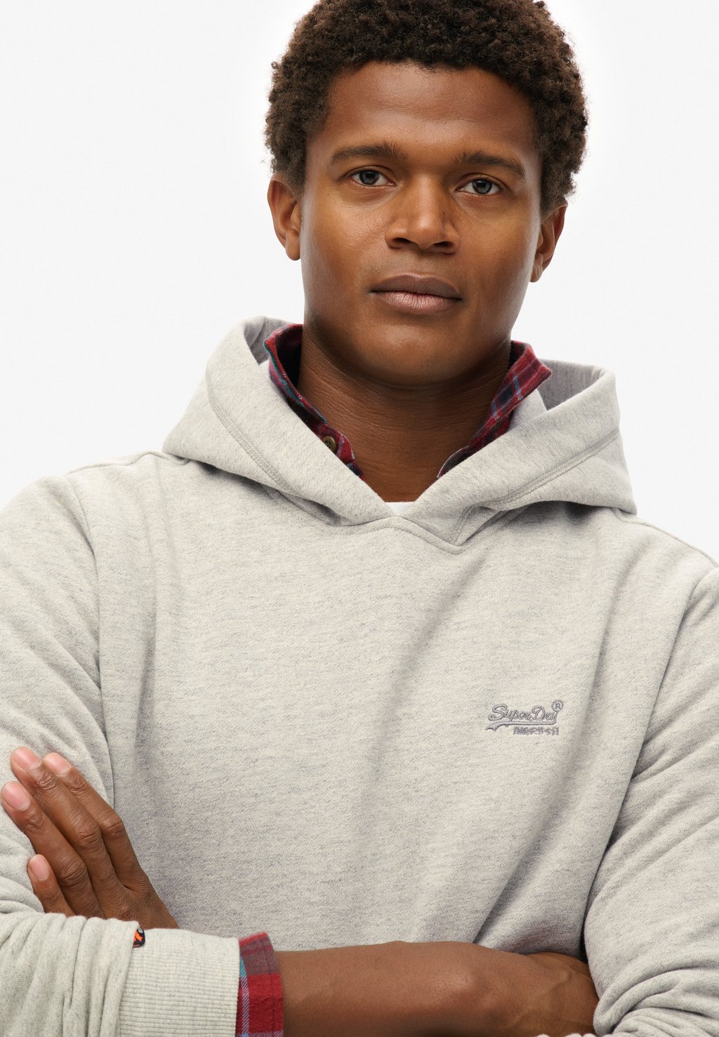 Толстовка с капюшоном ESSENTIAL LOGO - Sweatshirt Superdry, серый — фото 3