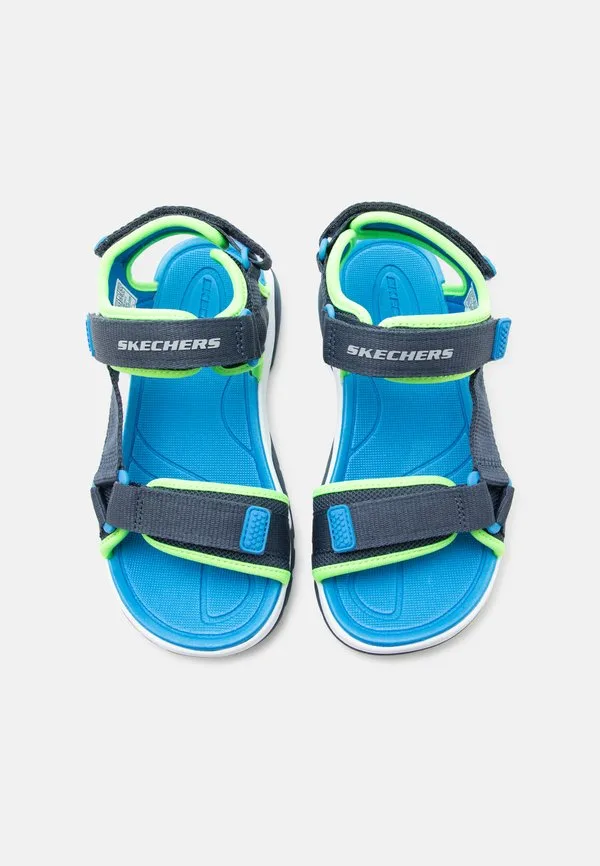 Сандалии tread seeker Skechers, Navy/Blue/Lime — фото 4