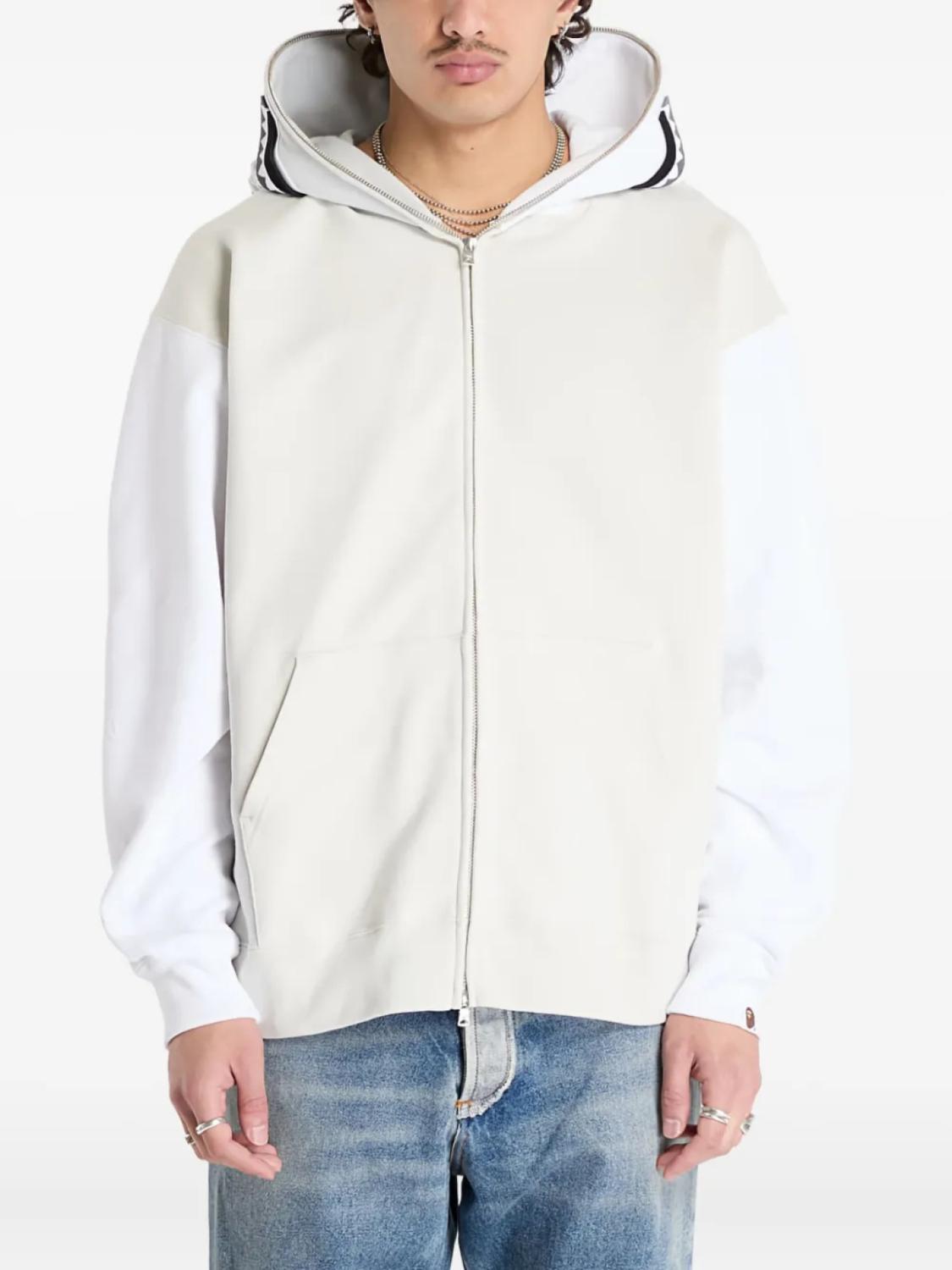 

Толстовка с капюшоном BATHING APE Shark на молнии A Bathing Ape, серый