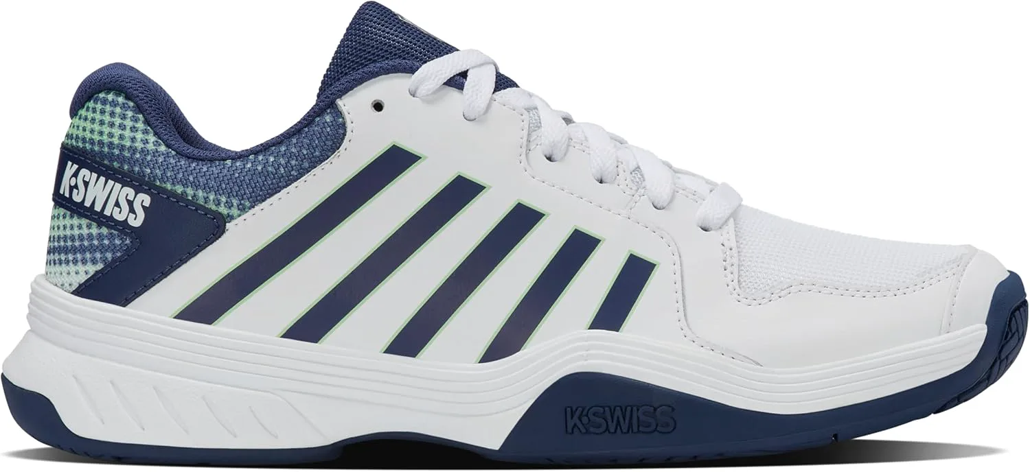 Мужские кроссовки K-Swiss Court Express для пиклбола, белый/зеленый