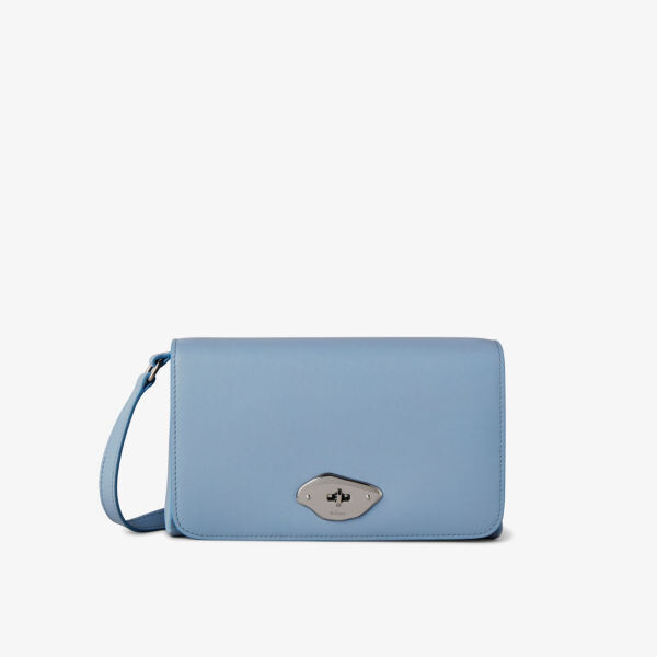 

Кошелек Lana из глянцевой кожи Mulberry, синий