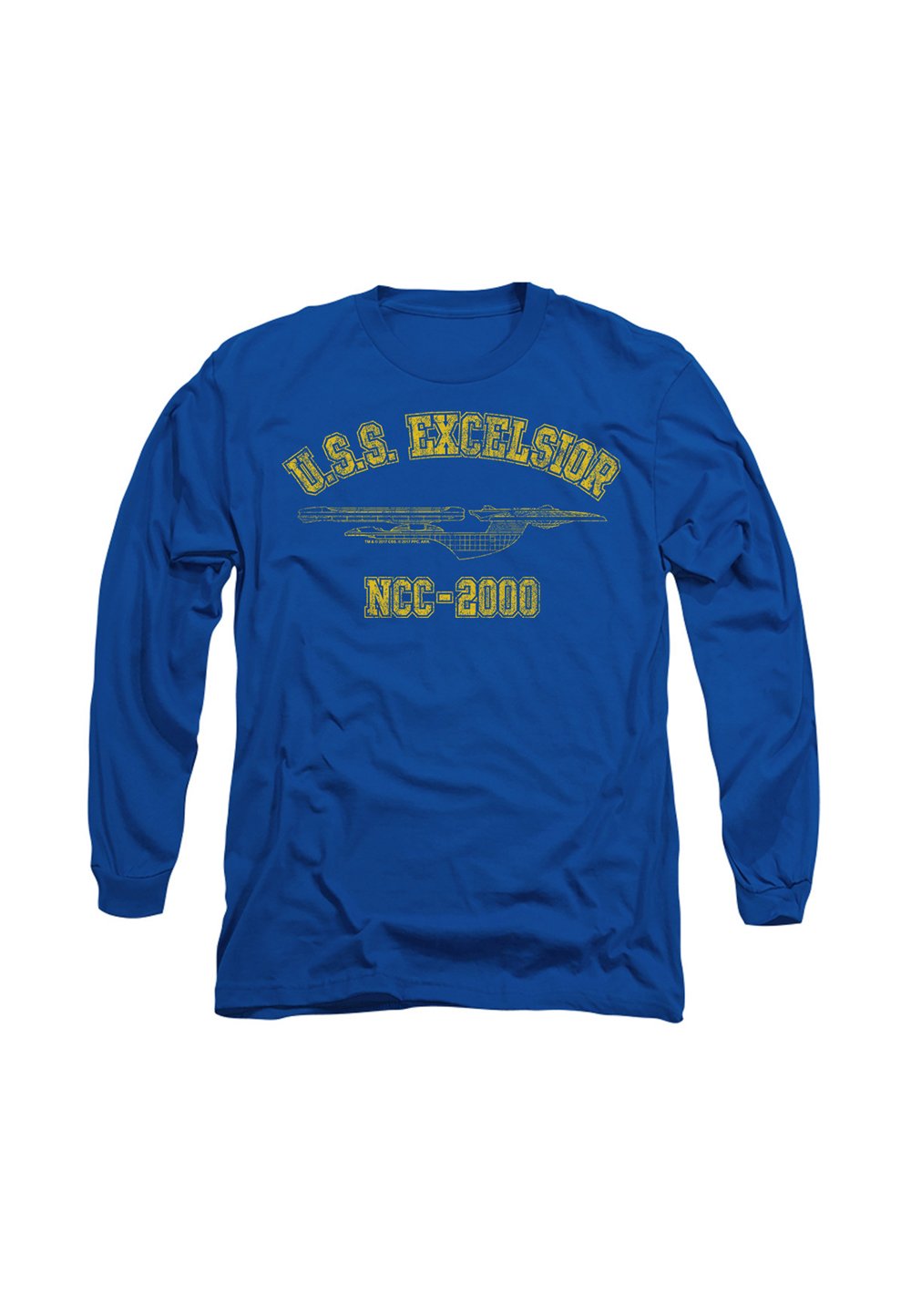 

Топ с длинными рукавами STAR TREK EXCELSIOR ATHLETIC Cotton Soul, синий
